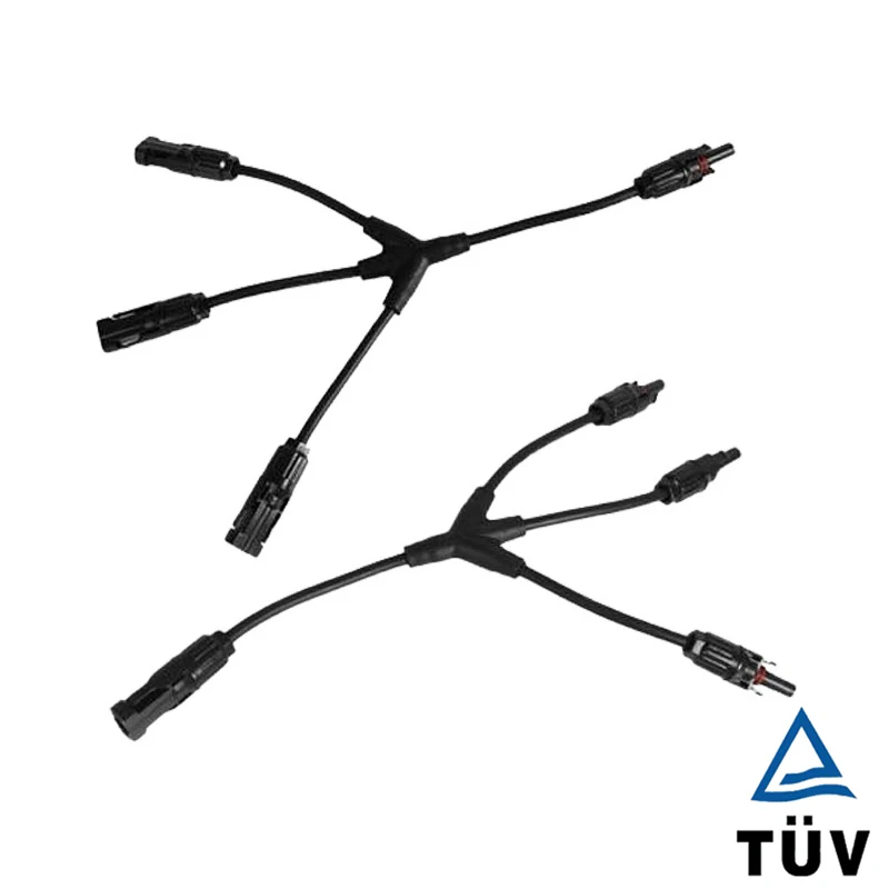 

Grade A 20 pairs /50 pairs Pair MC4 Y Solar Panel Cable Connector Branch 1 To 3 Type Male & Female