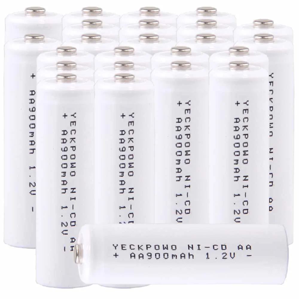 

Lowest price 24 piece AA battery 1.2v batteries rechargeable 900mAh nicd battery for power tools akkumulator