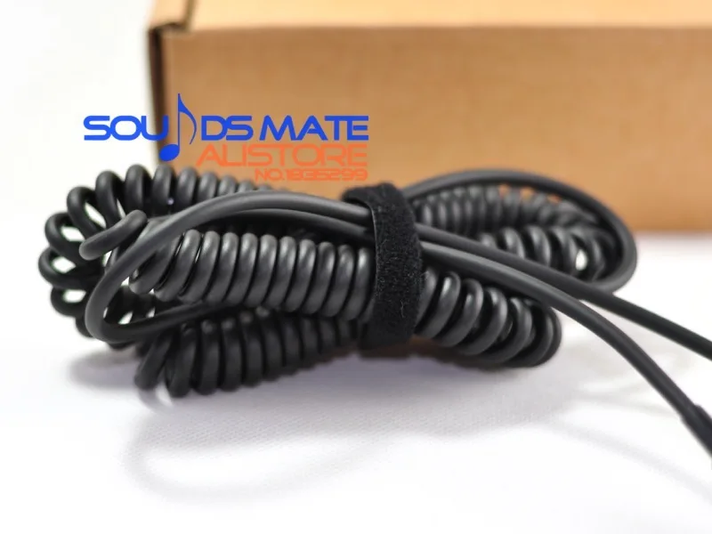Replacement Coiled Dj Cable Wire Line Cord For Philips SHP 9000 8900 For Shure SRH 940 840 750 440 Headphone 1M 3M