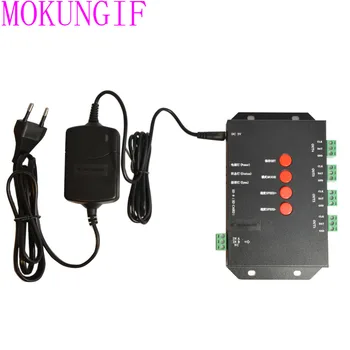

DC5V T4000S RGB Controller SD card led pixel controller T-4000S, can max control 4096 pixels for WS2811 WS2801 WS2803 LP6803