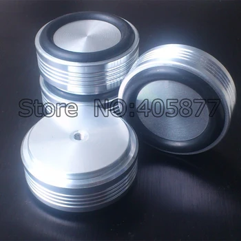 

Silver Solid Aluminum CD Speaker PC Cabinet Amplifier Feet Pads Stands