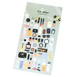 1 лист корейский стиль Соня каваи мультфильм DIY Скрапбукинг Декоративная Прозрачная дневник тетрадь игрушка в подарок стикер для