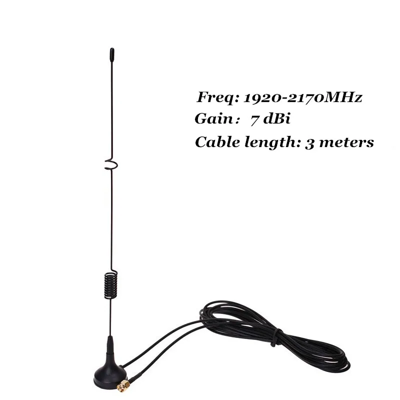 3g антенна 7dBi модем внешняя антенна 1920-2170 МГц SMA CRC9 TS9 Разъем с 3 м кабелем для huawei zte маршрутизатор USB ключ