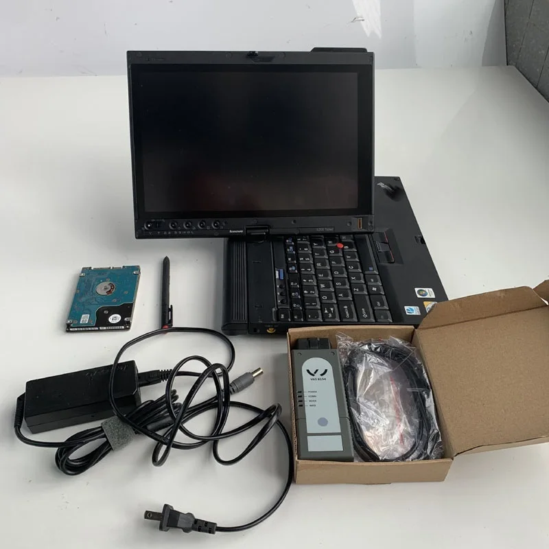 

2019 Professional Car Diagnostic Tool Wireless OKI VAS 6154 Full Chip Odis V5.13 E/LSAwin with Used Laptop X200T Auto Scanner