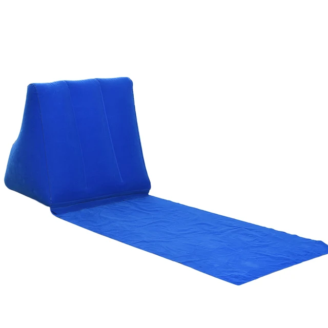 Chill Wedge Inflatable Beach Chair Festival Camping Lounger Seat Cushion L0G9 Chill Wedge Inflatable Beach Chair Festival Camping Lounger Seat Cushion L0G9