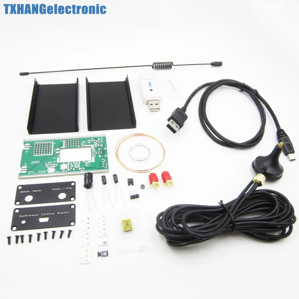 

100KHz-1.7GHz UV HF RTL-SDR USB Tuner Receiver/ R820T+8232 CW FM radio AM DSB