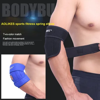 

1pcs Adjustable Elbow Pads Spring Sports Safety Protector codera ciclismo Brace Support for Basketball Gym