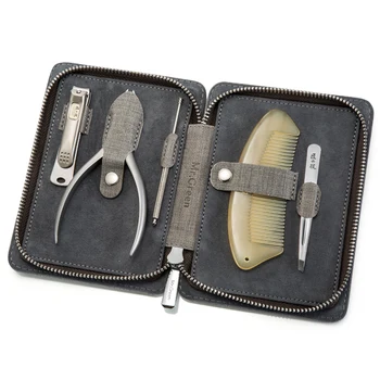 

Mr Green Art Manicure Tools Kits Set 5pcs Nail Clipper Ear Cleaner Toenail Clipper Comb Tweezers Stainless Steel Clip Catcher