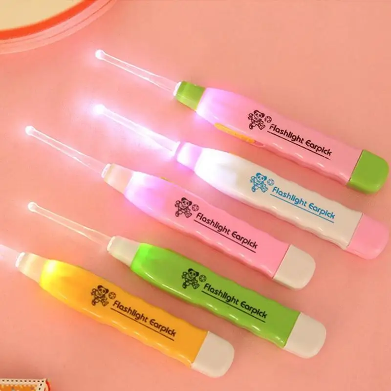 

1 PC LED Light Earpick Clean Wax Remover Cleaner Picker Ear Pick Curette Tool Random Color