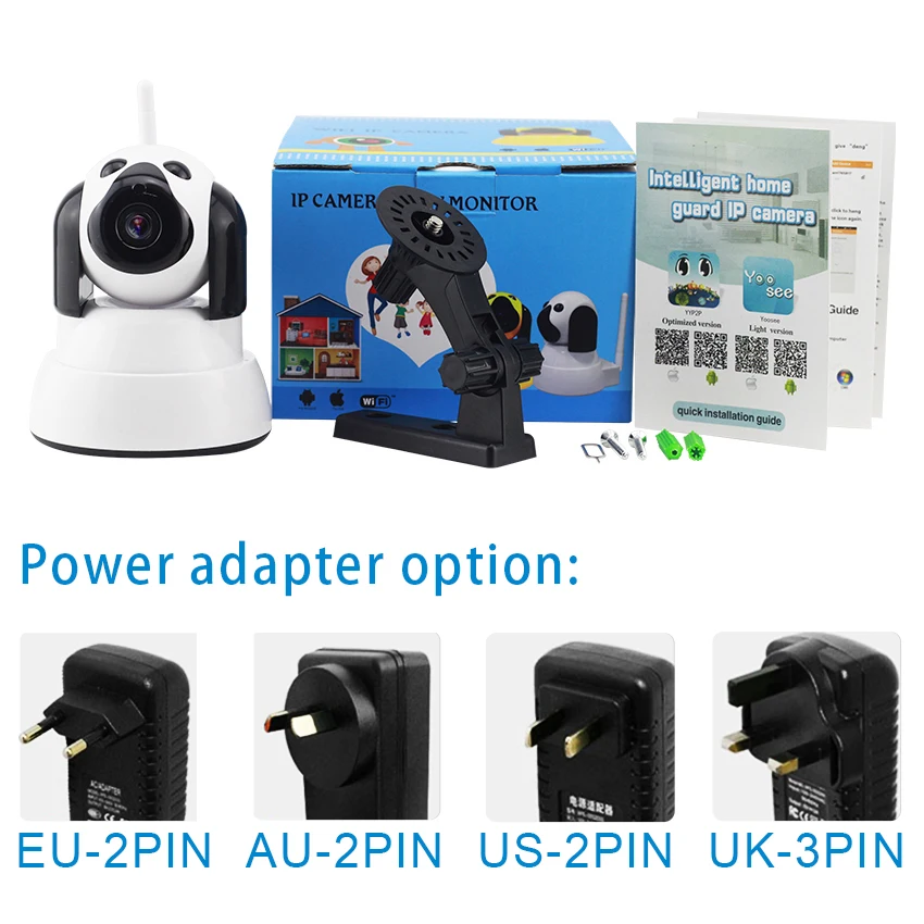 Новый 720 P WI FI IP Камера охранных Беспроводной собака ptz Wi Fi CCTV Мини Крытый Видеоняни