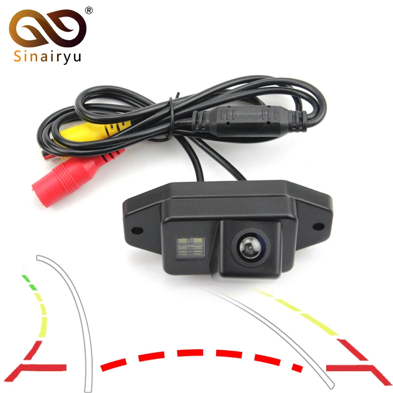 

Intelligent Dynamic Trajectory Tracks Rear View Reversing Backup Camera For Toyota Prado Land Cruiser 120 Parking Assistance