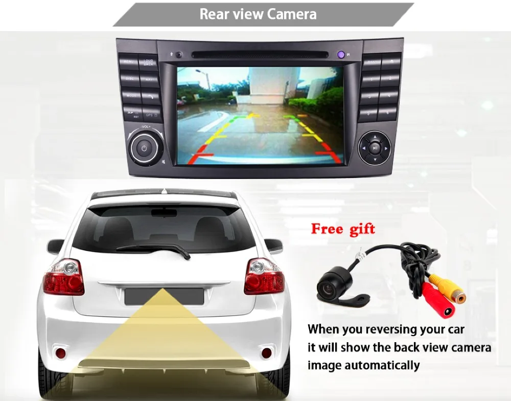 Sale 2019 Latest Android 9.0 IPS Touch Screen Car DVD Player For Mercedes Benz E-Class W211 E200 E220 E300 E350 Quad Core Wifi Radio 13
