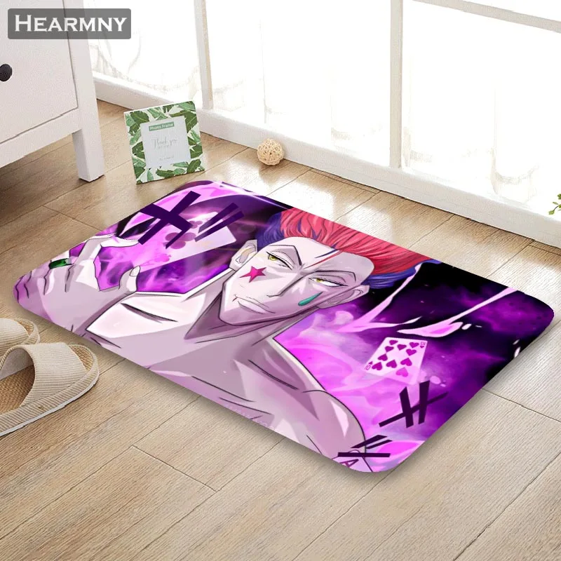 

New Arrival Doormat Hisoka HUNTERxHUNTER Home Mat Machine Made Anti Slip Carpet Living Room/Hallway Bath Mat For Kids