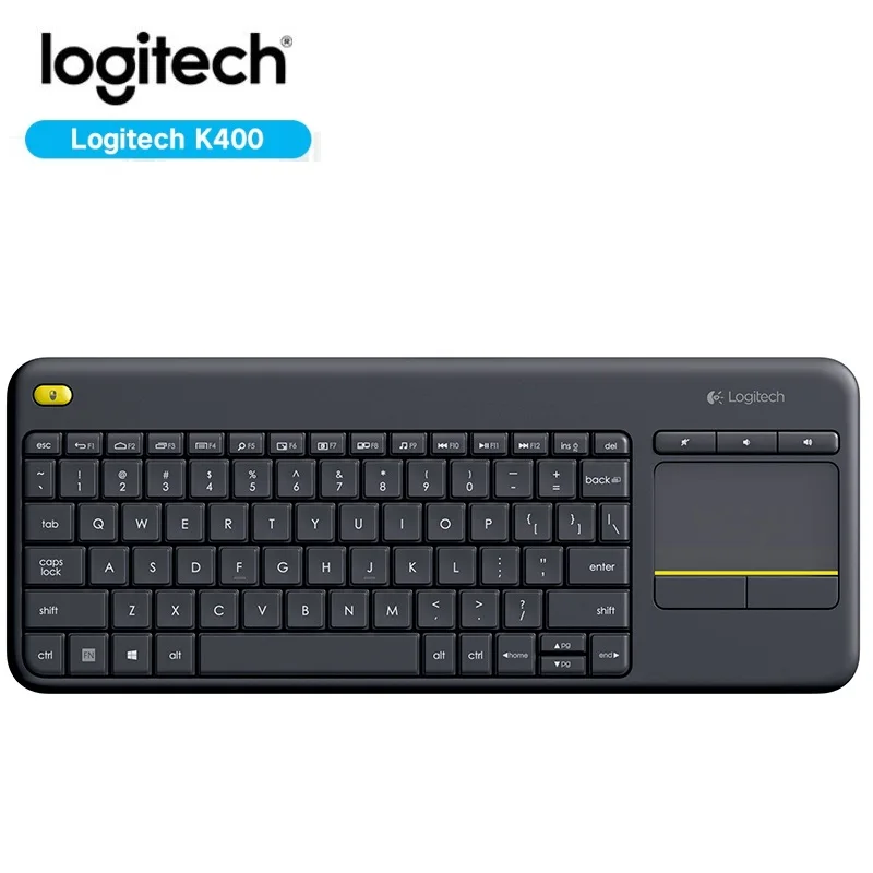 Беспроводная клавиатура Logitech K400 Plus 2 4G игровой ноутбук ПК геймер оригинальная