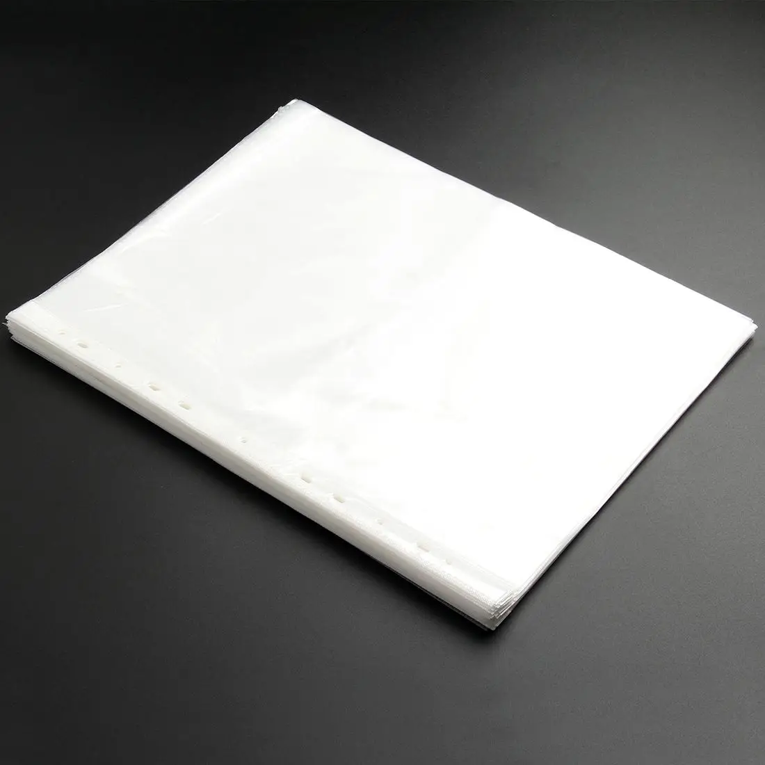 A4 ясно Пластик кулаками карманы Папки для файлов рукава кошельки UKType: 100 штук