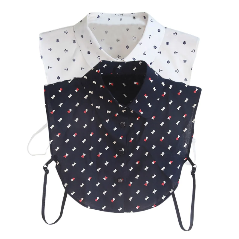 

Women's Vintage Peter Pan Detachable collar Necklace Choker Unisex Tie 2 Colors Newest