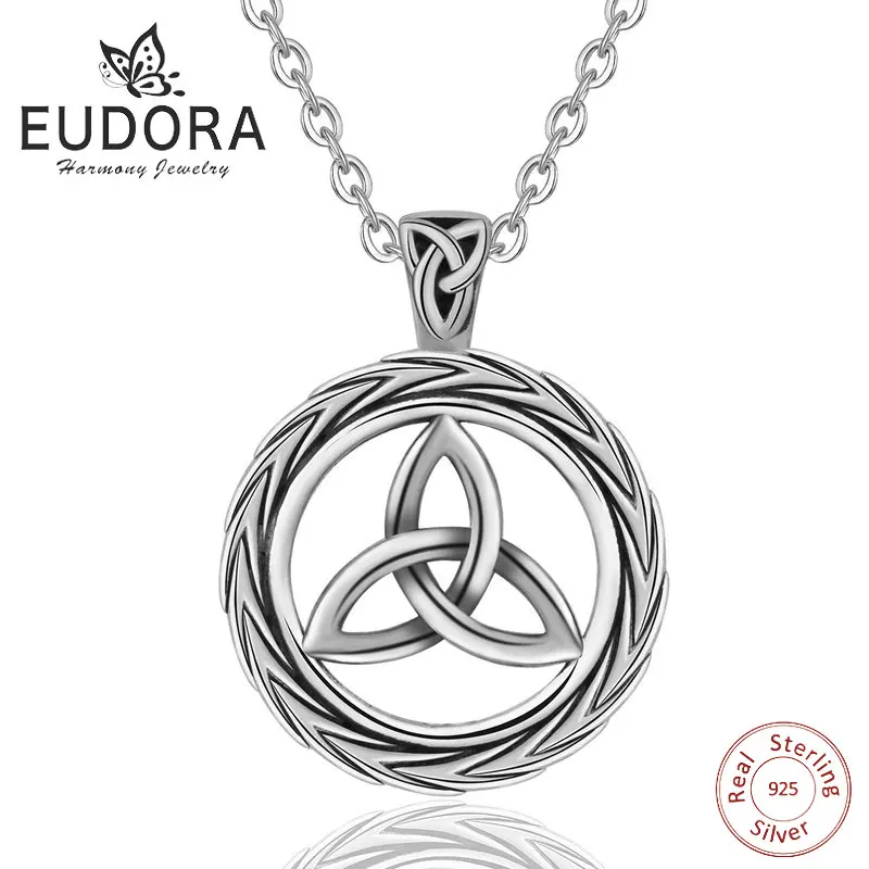 

Ювелирное изделие из серебра 925 пробы, с подвеской в виде Троицкой кельтской ленты, ювелирное изделие из серебра 925 пробы, для женщин, подарок на день рождения, вечеринку, CYD264