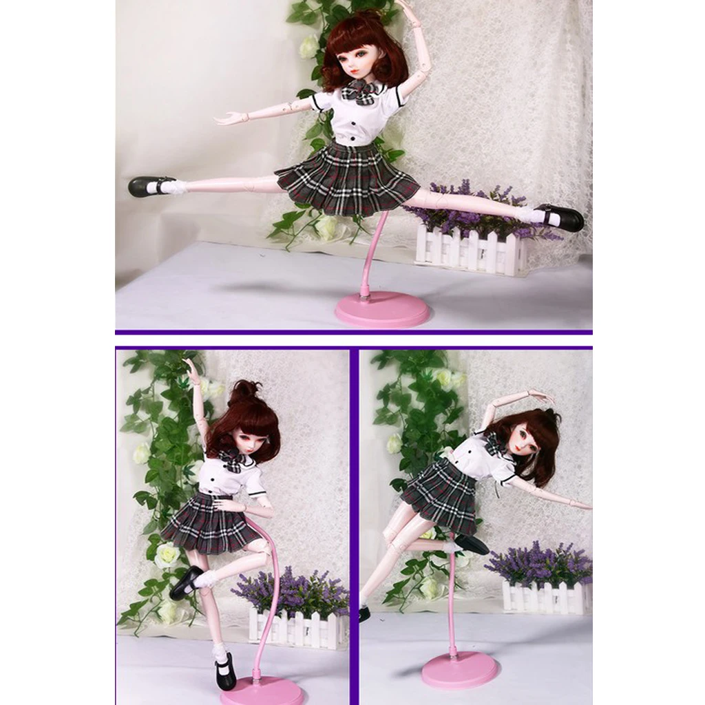 Adjustable Two-in-one Style Display Stand for Hot Toys Figures 1/3 1/4 1/6 Scale BJD Blythe   Doll Holder