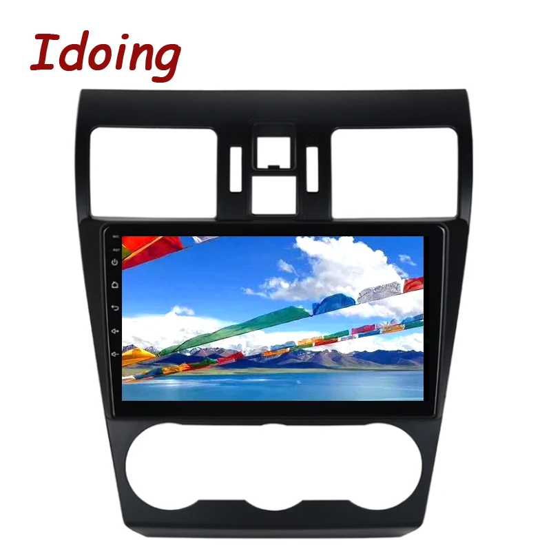 Excellent Idoing 9" 2.5D IPS Car Android9.0 Radio Multimedia Player For Subaru WRX 2013-2015 PX5 4G+64G Octa Core GPS Navigation TDA7850 4