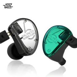 KZ AS06 3BA drive наушники вкладыши 3 балансных бронированный Съемная 2PIN Сплит кабель Hi-Fi спортивные наушники монитор