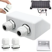 20 шт./лот отличное качество ABS Солнечный системный кабель вход двойное отверстие водонепроницаемый высокое качество LJ0266