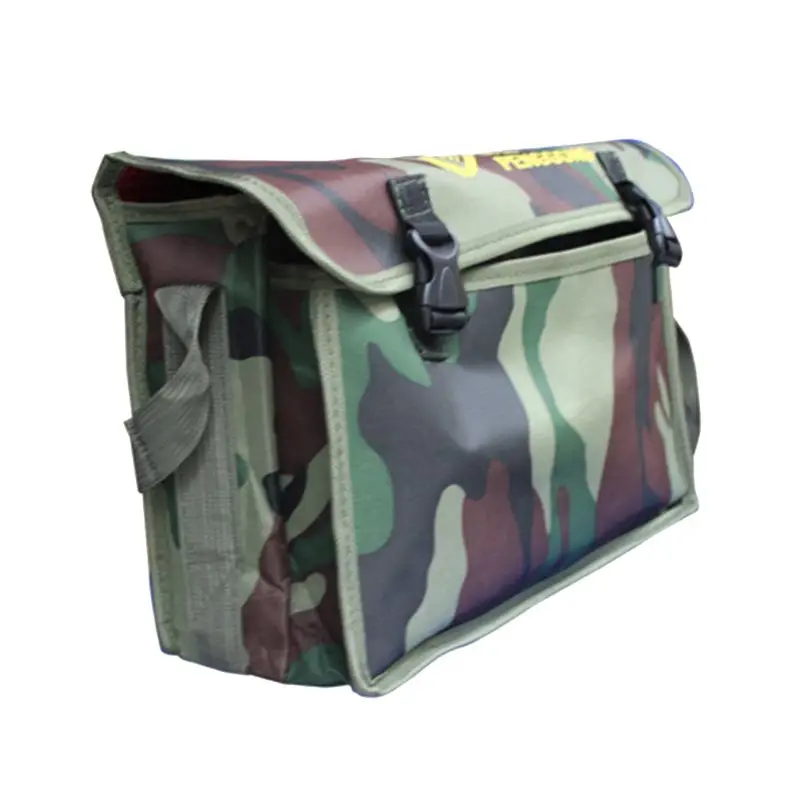 

Electrician Hardware Toolkit Shoulder Bag Waterproof Oxford Cloth Multi Organize Pockets Storage Pouch Portable Worker Use Tool