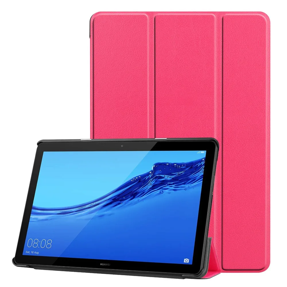 

tablet case 10 inch Tablet Cover Case for Hua wei Mediapad T5 10inch Laptop waterproof Cover Slim Folding Leather Anti-dirts z7