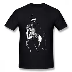 Clint Eastwood футболка CLINT EASTWOOD футболка уличная S-3xl футболка с короткими рукавами Забавный Печатный Мужская хлопчатобумажная футболка