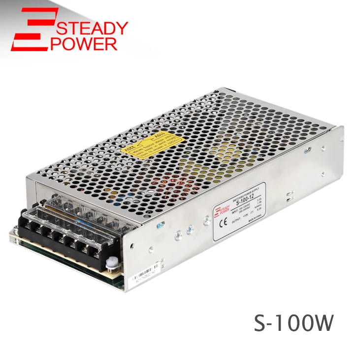 S 100 12 12v 100w contant voltage dc power source 12v unit switching ...