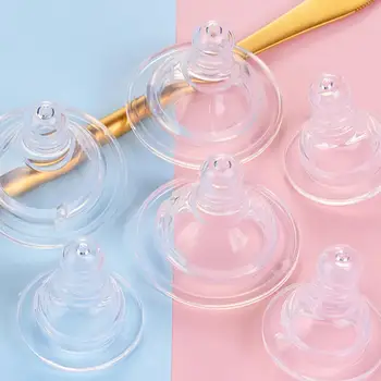 

Silicone Baby Breast Milk Feeding Bottle Wide Mouth Nipple Teat Replacement