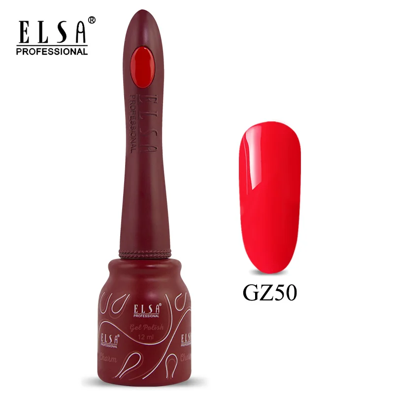 Elsa 12 мл DIY Гель-лак для ногтей Французский стиль УФ набор гель-лаков для ногтей отмачиваемый 80 цветов серия лак для ногтей телесный цвет гель - Цвет: GZ50