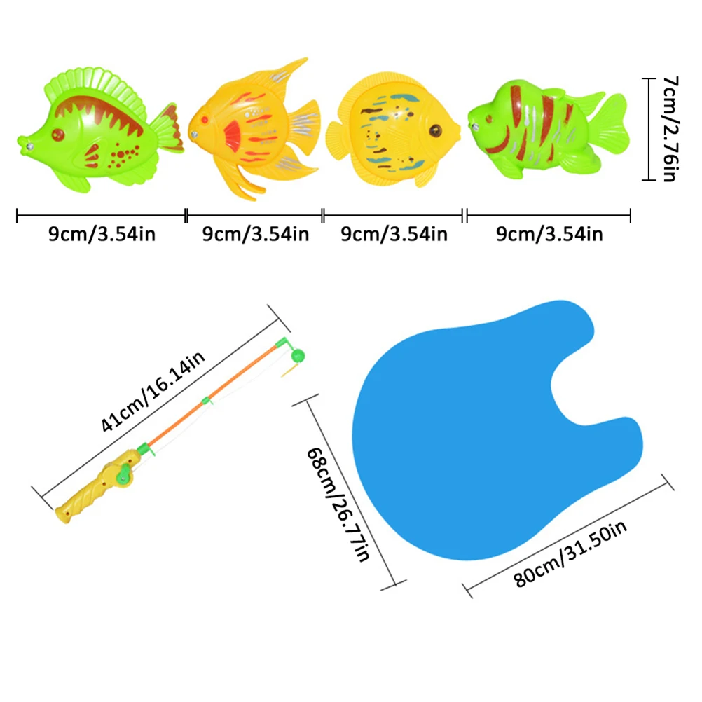Игровой мини-набор для рыбалки в горшке, туалет, синяя Новинка, игра "Забавные игрушки" для детей и взрослых, подарок на день рождения