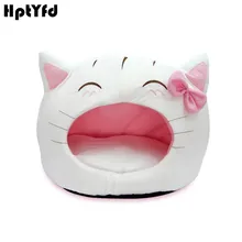 Милый кошачий собачий дом для домашних животных принцесса теплая кровать для маленьких собак Щенок мягкая будка кошачий лежак спальный мешок для домашних животных домик для животных