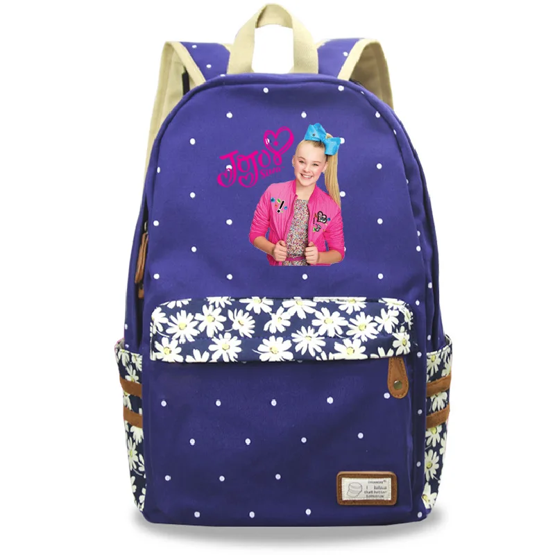 Высокое качество Jojo Siwa рюкзак для детей мальчиков девочек подростков рюкзак популярный узор школьная модная сумка студенческая школьная сумка - Цвет: 19
