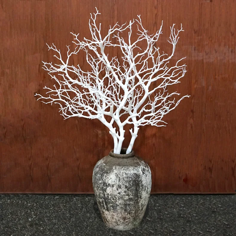 1PCS Artificial Black White Tree Branches Plastic Coral Artificial