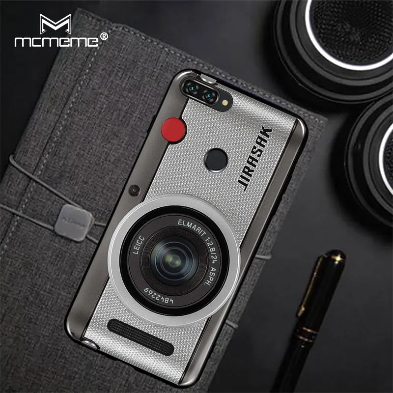 

For Lenovo K320T Case Lenovo A5 Cover Retro Camera Cassette Tapes Soft Silicone Back Cover For Lenovo A5 L18011 K320T Phone Case