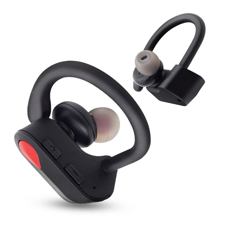 

Bluetooth 4.2 Wireless Headset Ear Hook HIFI Earphone Quality Noise Reduction Optimized Power Display Sports Bluetooth Headphone