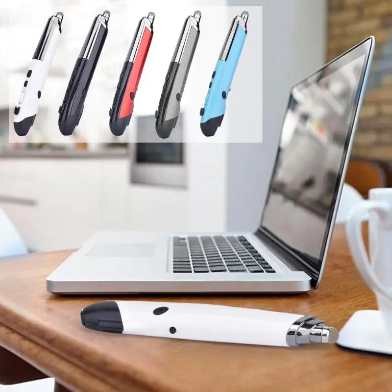 

1Pcs Wireless 2.4GHz PPT Laser Flip Pen Web Browsing PPT Pointer 1600DPI 6 Keys Touch Pen Mouse for Laptop PC High Quality Mouse