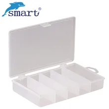 Умный прозрачный коробка для рыболовных приманок 179x109x30 мм/5 отсеков пластиковые рыболовные аксессуары крючок приманки Чехол Pesca рыболовные снасти