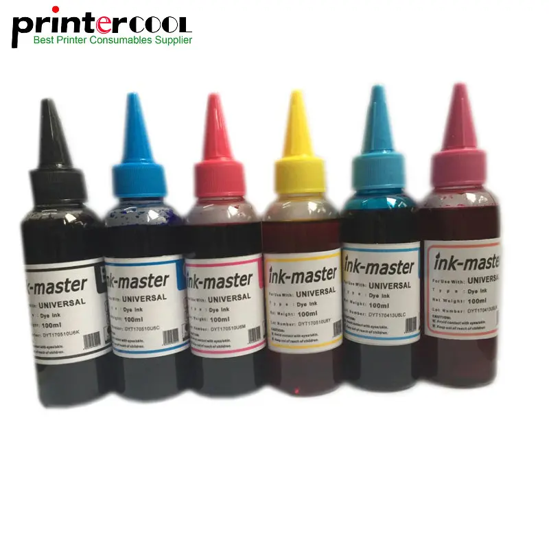 

600ML T5591 Dye Ink Refill Kits For Epson Stylus Photo RX700 Printer Ink T5591 - T5596 for Epson RX700 printer