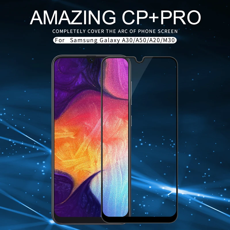 Защитная пленка Nillkin для samsung Galaxy A20 A30 A40 A50 A60 A70 M30 из закаленного стекла 2.5D