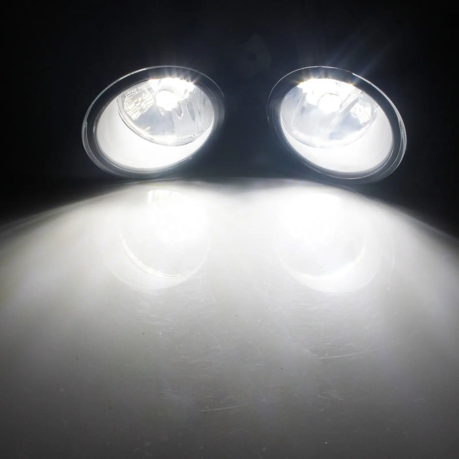  ANGRONG 2x For Renault Clio 2001-2013 Front Bumper Fog Lights With 30W H11 SAMSUNG LED Bulbs - 32911708443