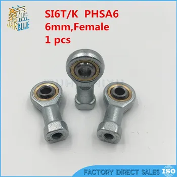 

6mm SI6T/K PHSA6 rod end joint bearing metric female right hand thread M6X1mm rod end bearing