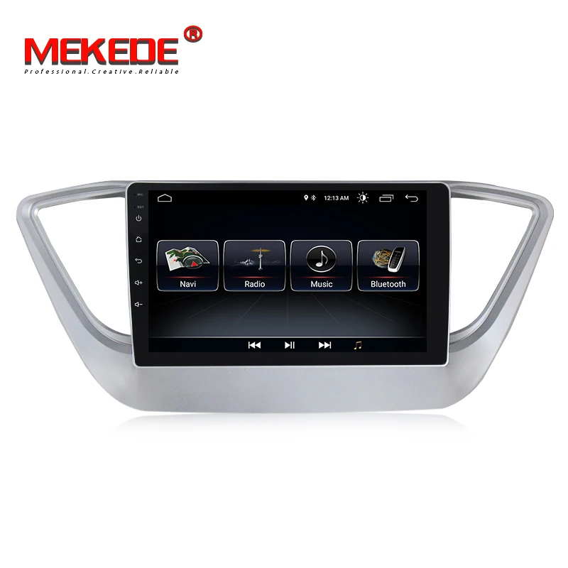 

9 inch Android 8.1 Quad Core CAR DVD multimedai player for Hyundai Solaris Verna 2017 2018 with Radio GPS navigation BT 16G ROM