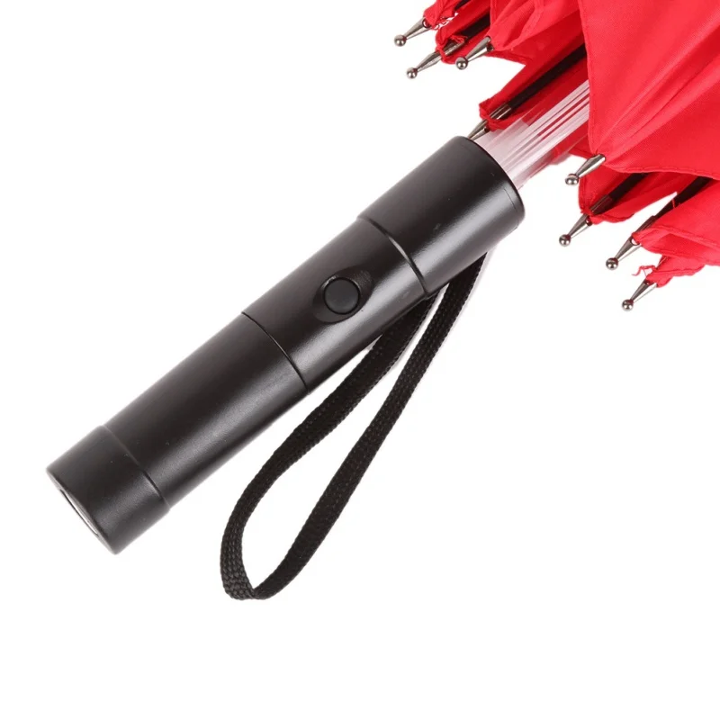 Светодиодный светильник саблей светильник зонтик лазерный меч светильник Гольф Зонты меняются на валу/Встроенный фонарь вспышка зонтик