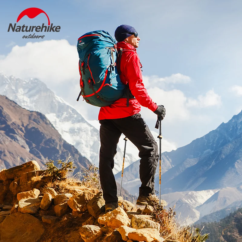 Палка для ходьбы Naturehike Складная Ультралегкая портативная телескопическая