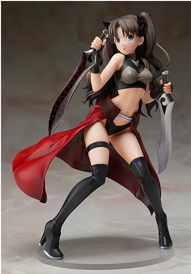 Fate stay night фигурки Tohsaka Rin 20 см аниме мультфильм модель игрушки японского аниме фигурки Fate stay night Tohsaka Rin