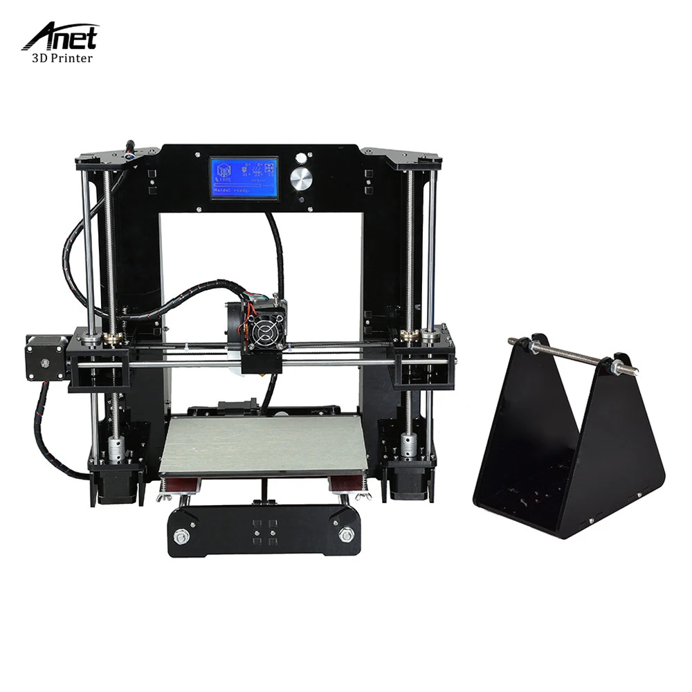 Anet A6 большой размер настольный 3d Принтер Комплекты Reprap i3 DIY самостоятельная сборка ЖК-экран с 16 Гб sd-картой размер печати 220*220*250 мм