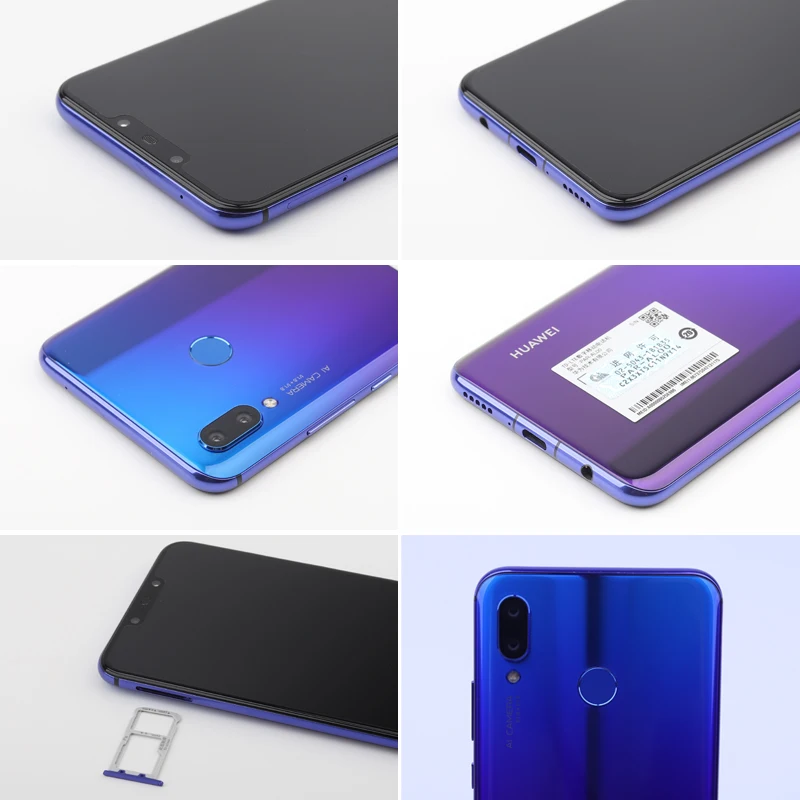 Глобальная прошивка huawei Nova 3 Kirin 970 Восьмиядерный Android 8 1 двойная камера AI 24MP 16MP