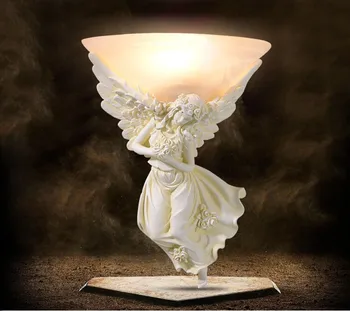 

Modern Brief Arandela Wall Lamp Fashion European Style Wall Light Angel Girl Lampshade Sconce For Bedroom E27 Novelty Fixture